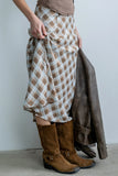 Zadie Plaid Maxi Skirt