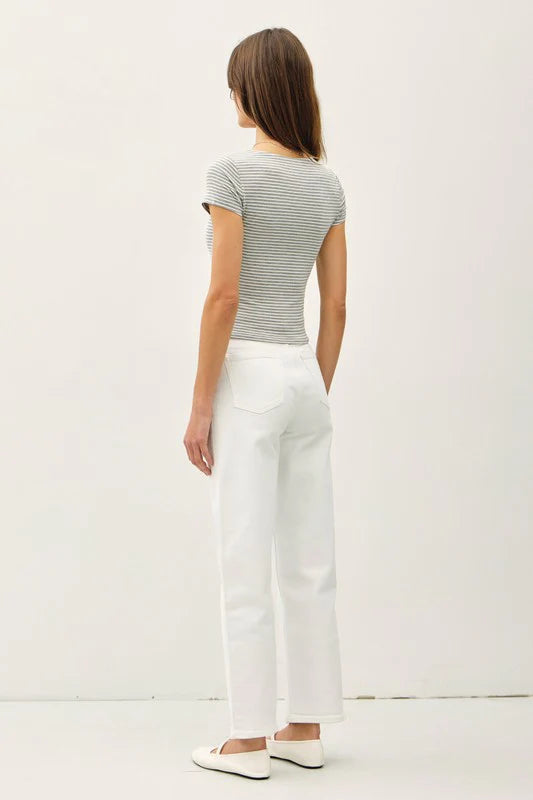 Ginny Double Lined Striped Top