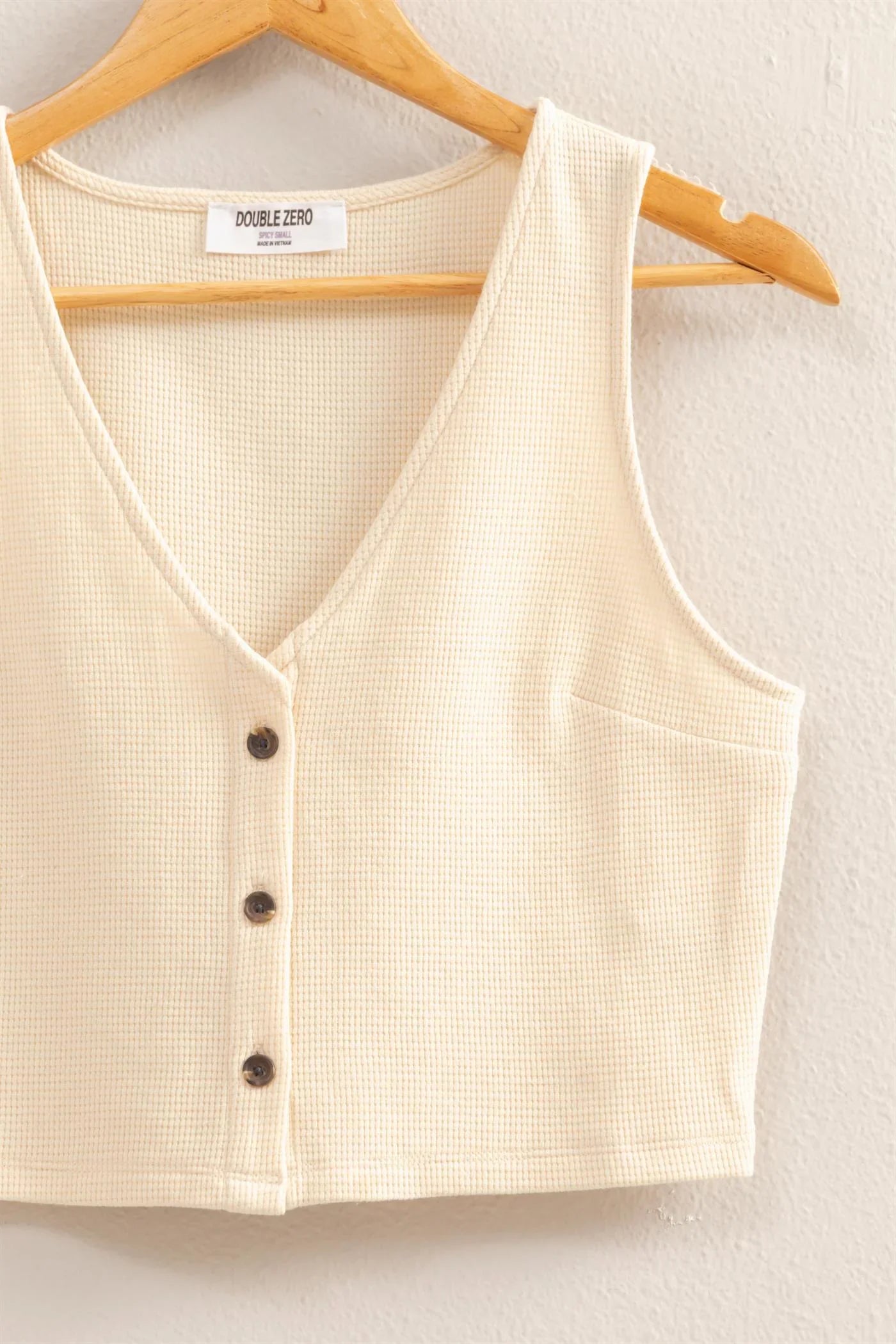 Ash Cropped Vest