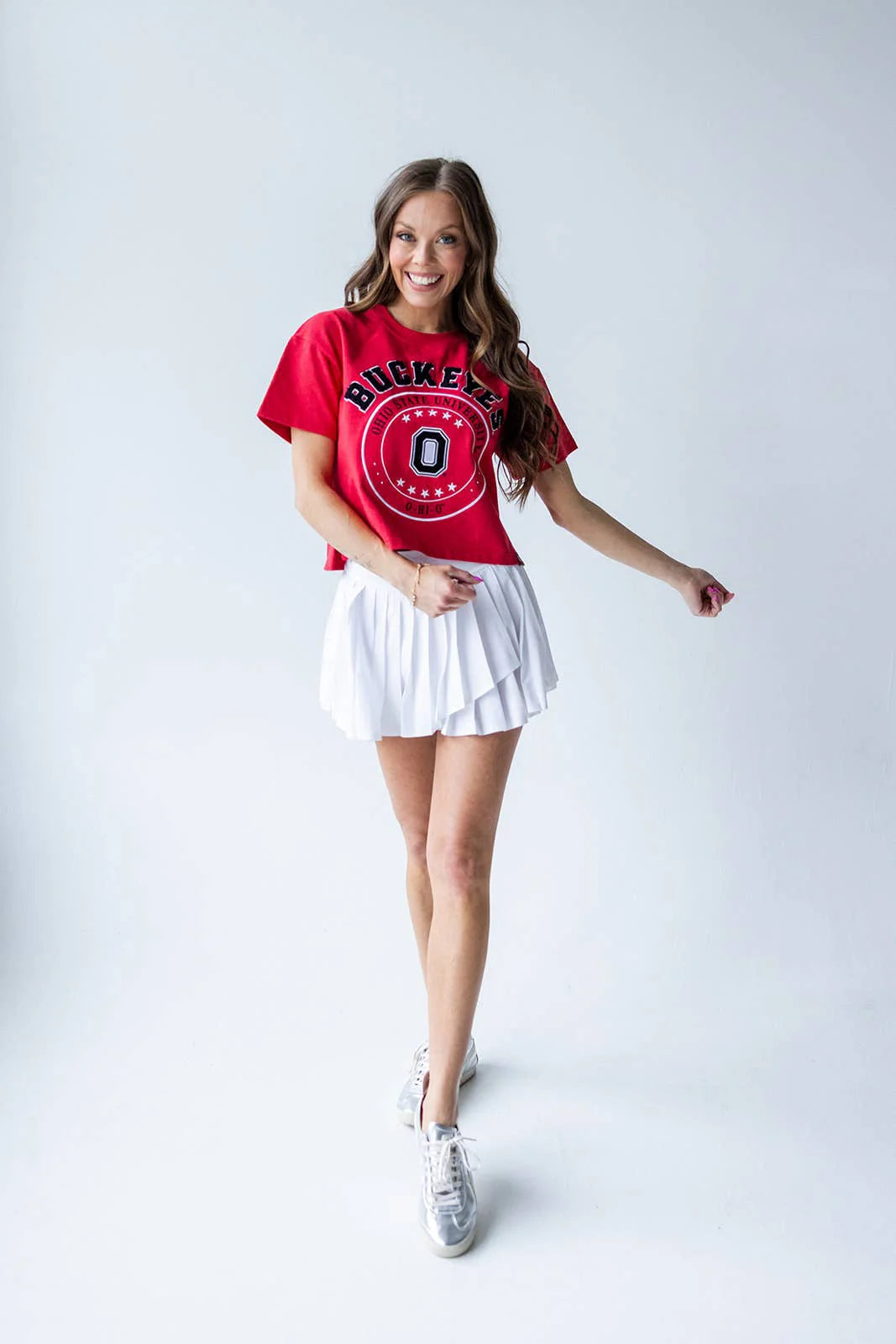 Ohio State Sayler Star Heavyweight Crop Tee