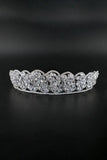 Silver Zirconia Bridal Crown