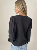 Kira Long Sleeve V Neck Top
