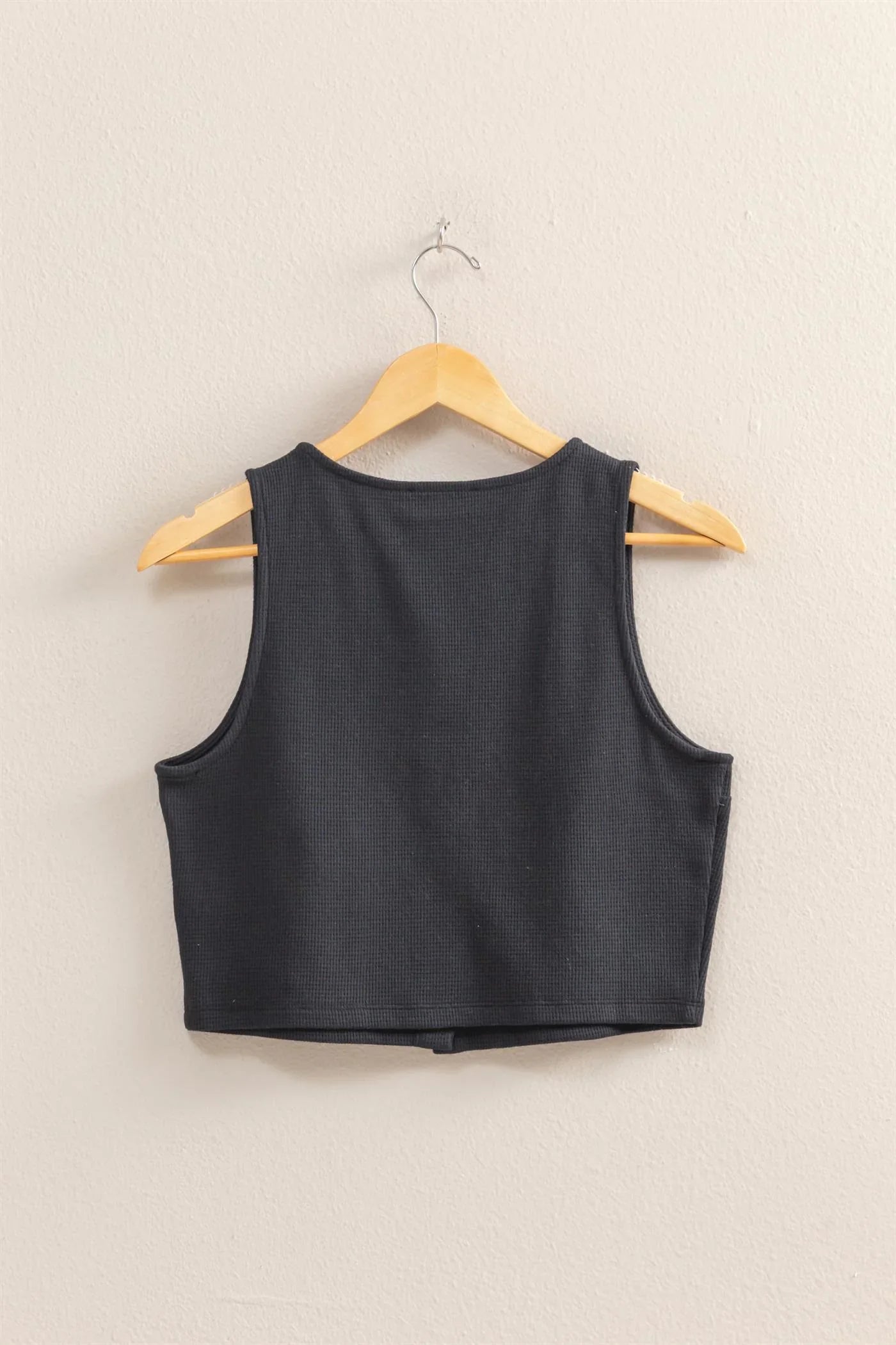 Ash Cropped Vest