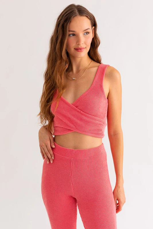 Godiva Crossover Crop Top