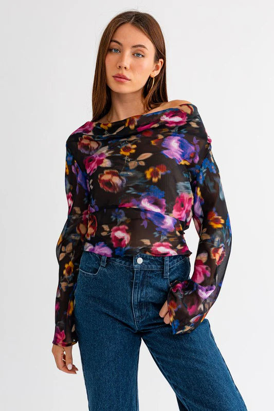 Lewis Floral Print Blouse