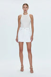 Pistola Kat Denim Skirt in Luxe White