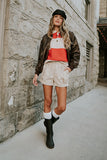 Kenzie Striped Sweater in Red FINAL SALE