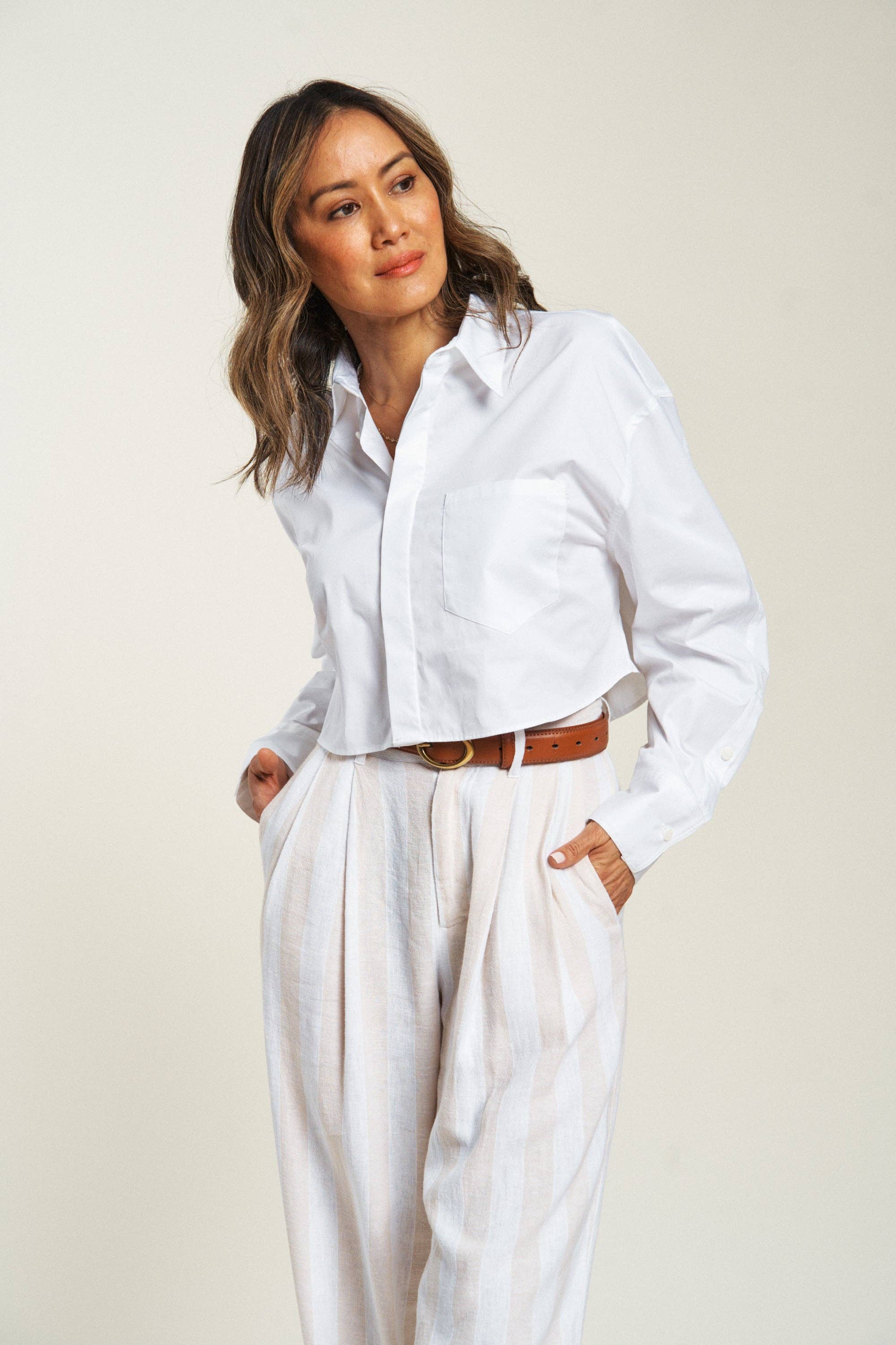 Evanston Trouser High Rise Sand Dune