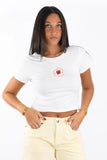Fran Flower Embroidered Tee