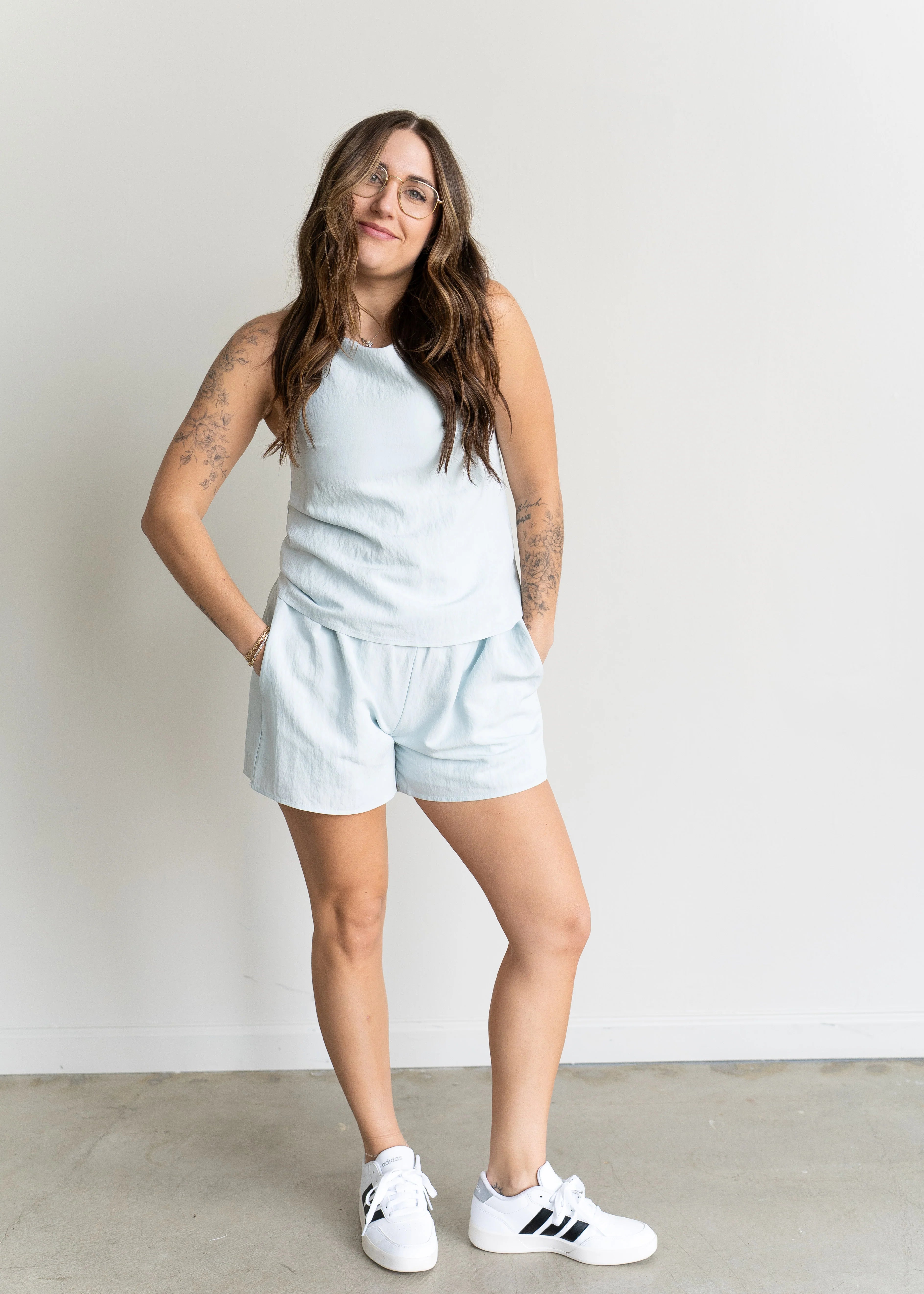 Piper Shirred Waist Shorts