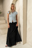 Marlee Floral Maxi Skirt in Black FINAL SALE