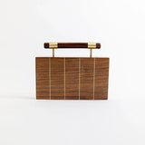 Brasswood Briefcase Clutch