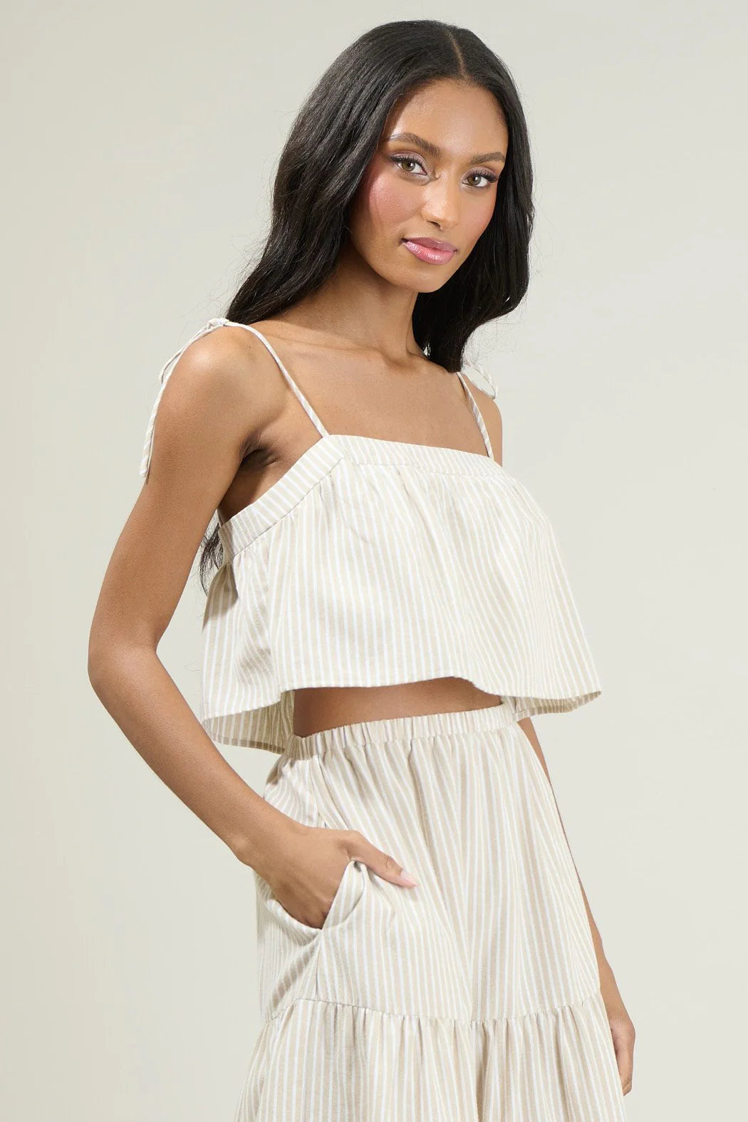 Everlanes Striped Crop Top