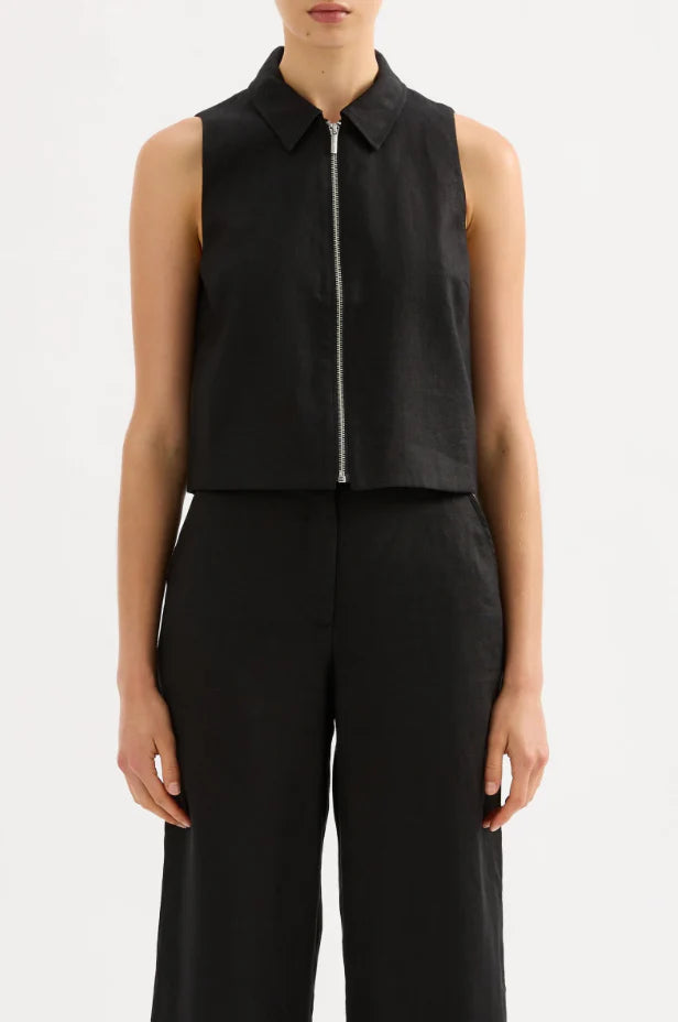 Dalia Linen Vest