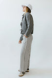 Quinn Quilted Jacket in Charcoal FINAL SALE