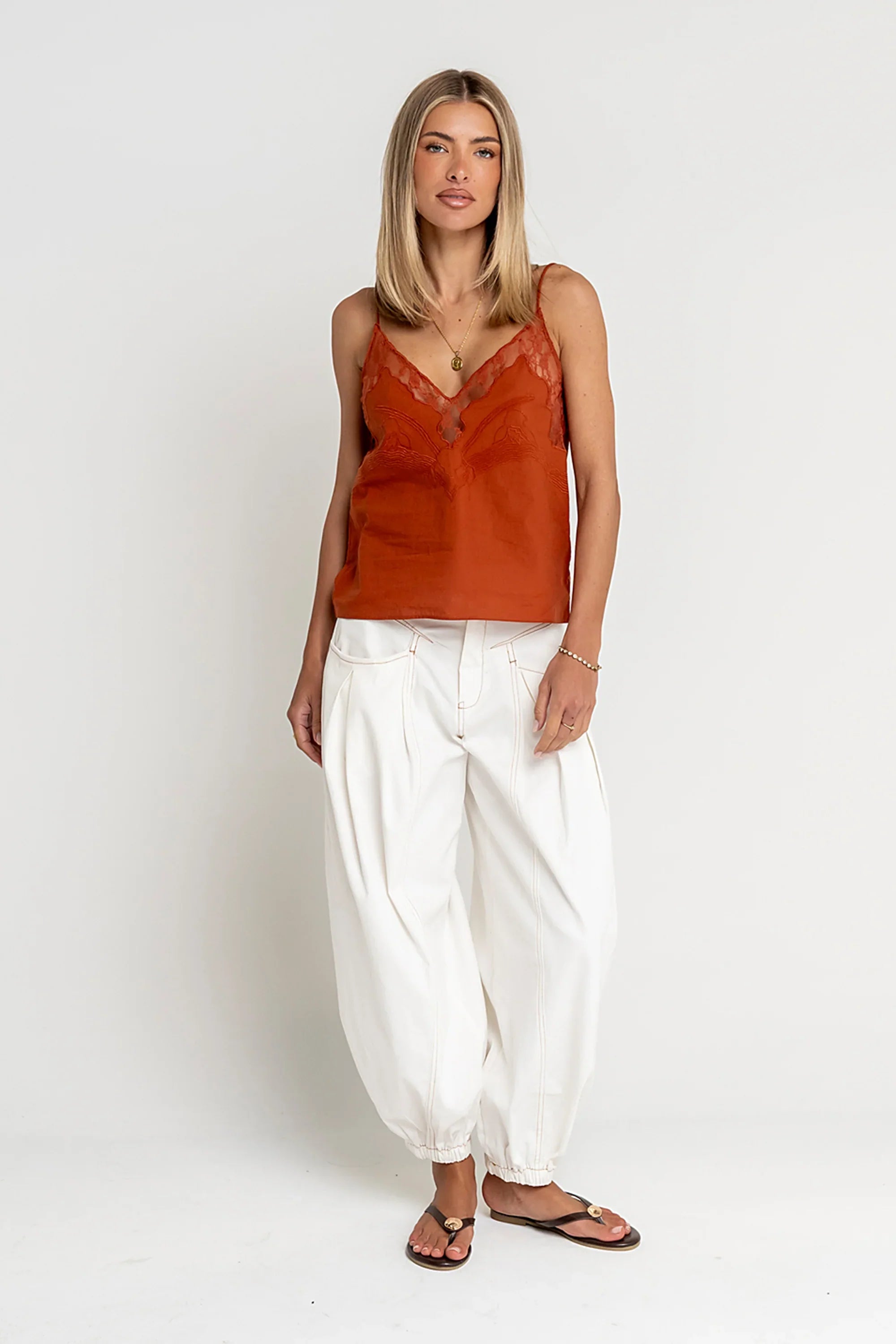 Correy Pants in Off White