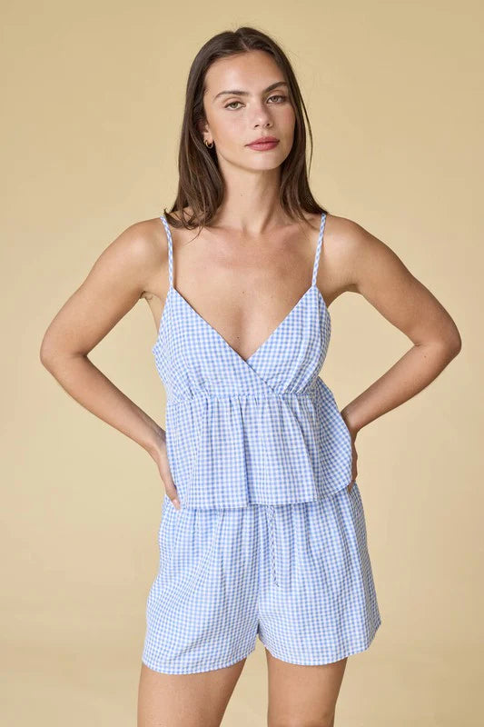 Miley Gingham Tank