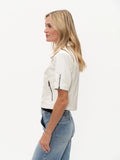 Monroe Short Sleeve Collared Jacket White