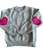 Elle Heart Patch Sweater