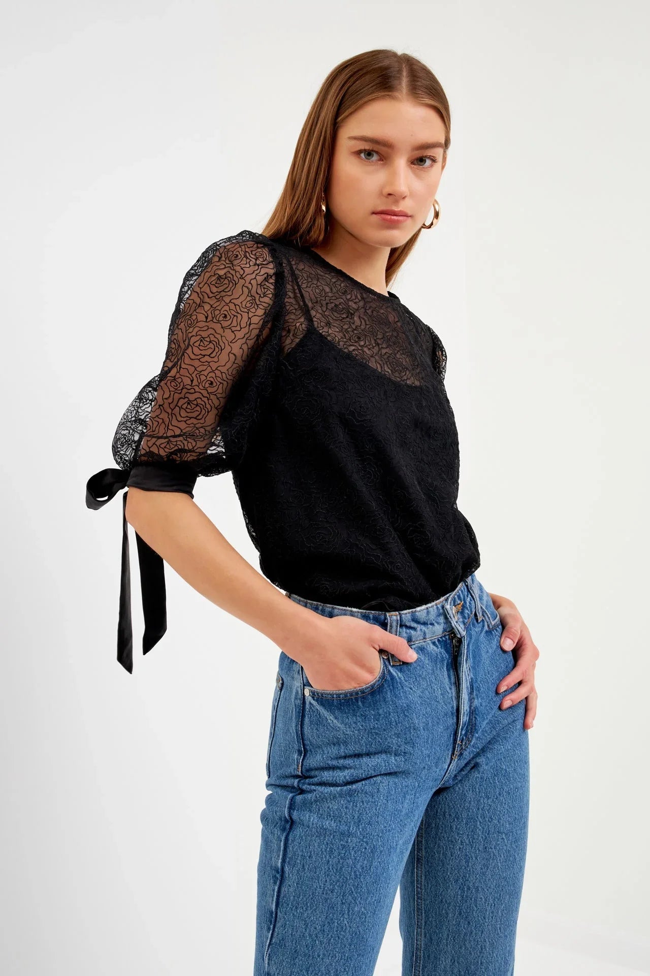 Lucinda Lace Embroidered Top