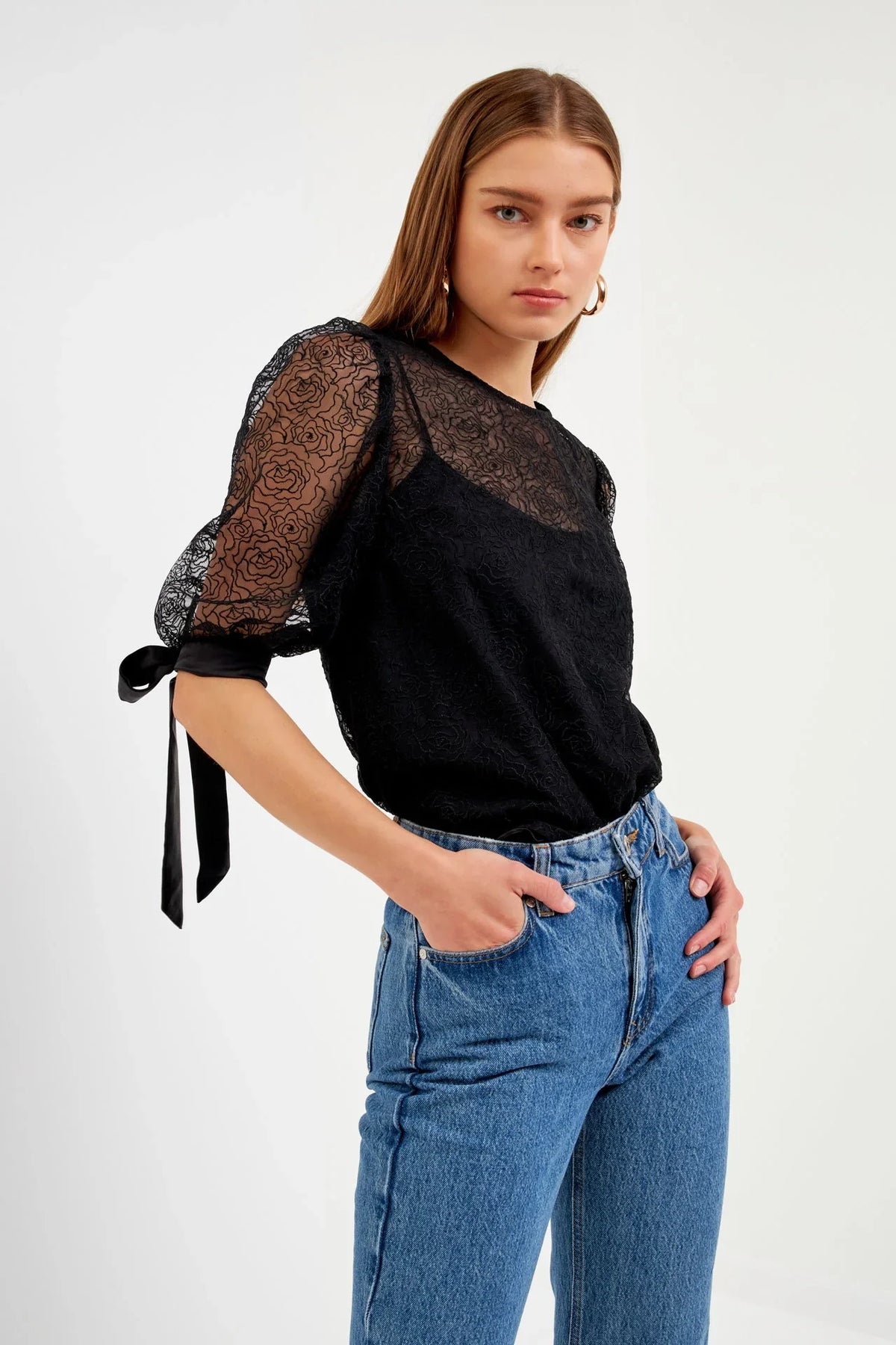 Lucinda Lace Embroidered Top