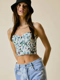 Pippa Floral Print Corset Top