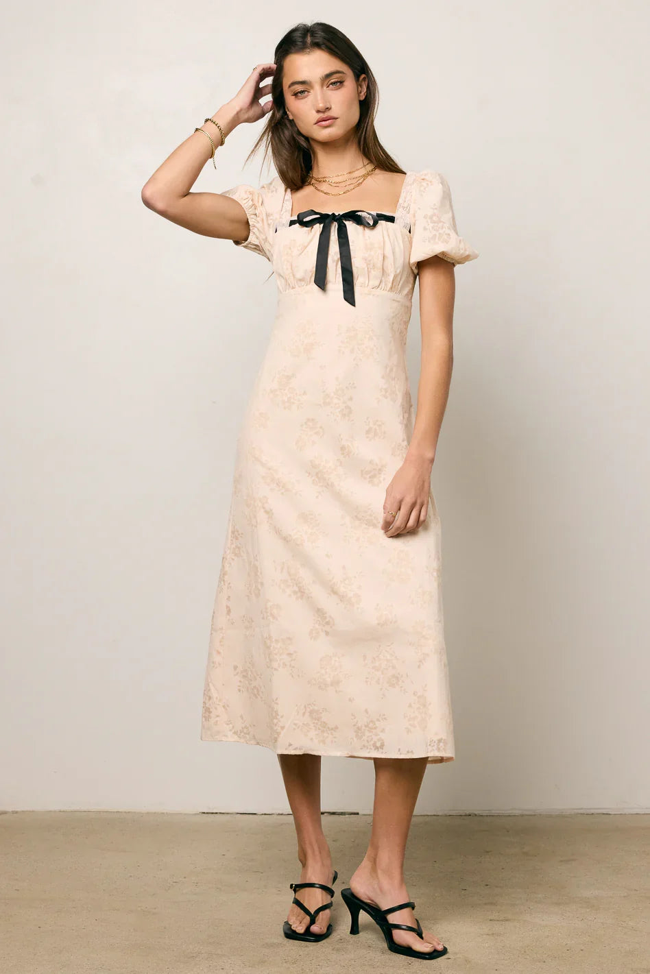Mariah Floral Midi Dress FINAL SALE