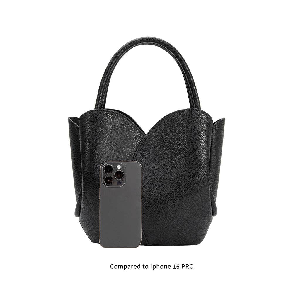Tulip Bone Recycled Vegan Top Handle Bag