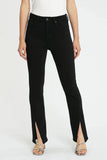 Teagan High Rise Vented Straight Jean