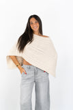 Margo Textured Knit Poncho Top