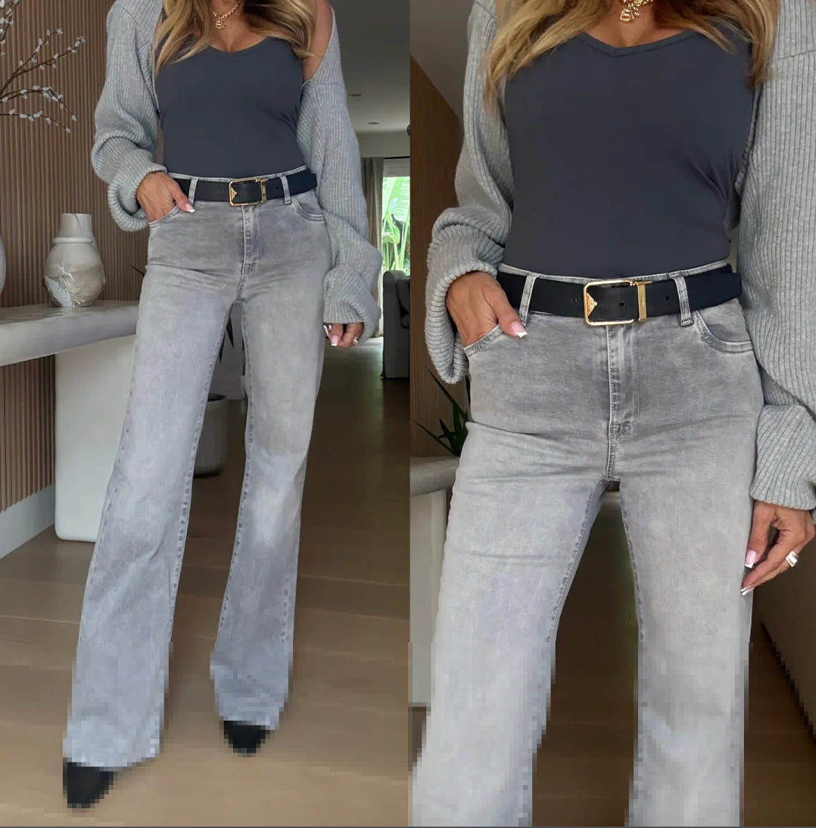 Bevy Flog Orel Grey Sky Classic Denim
