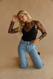 Erica Mesh Long Sleeve Top