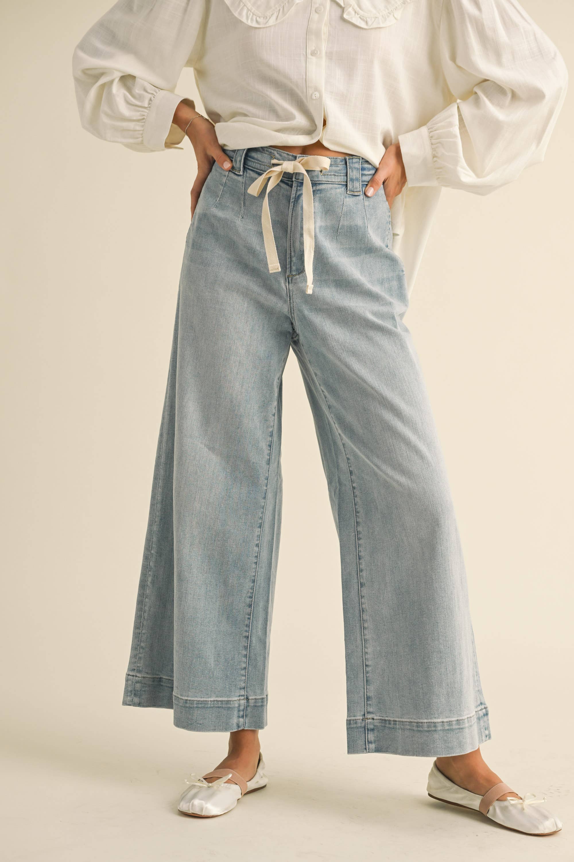 Playa Tie Front Jean