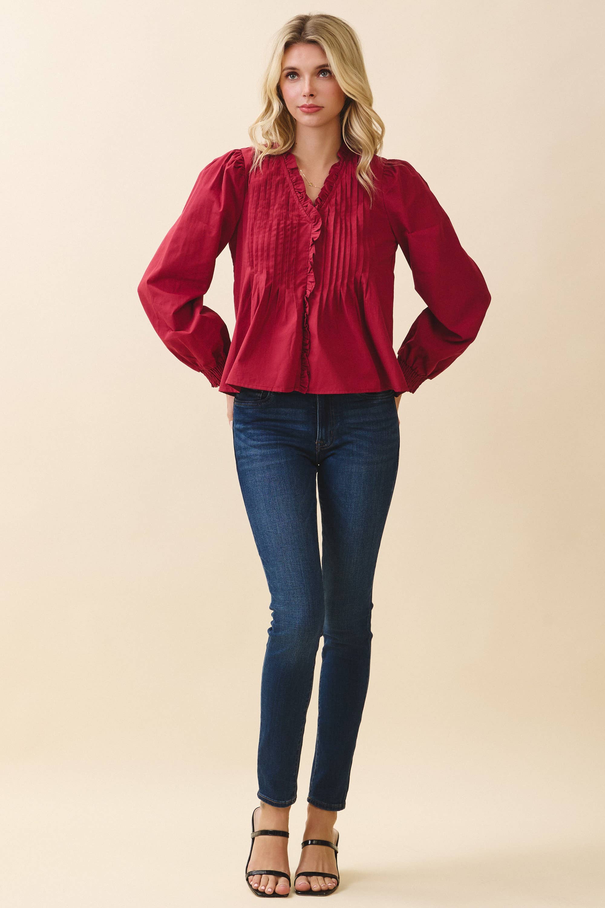 Carmella Button Down Blouse