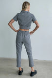 Madie Gingham Pants in Black