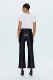 Pistola Ally Faux Leather Bootcut Pants Onyx