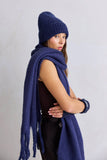 The Reykjavik Beanie Hat Midnight Blue