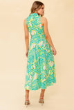 DAYS WITH YOU MIDI SHIRT DRESS GREEN FINAL SALE