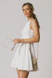 Liora Mini Dress in White FINAL SALE