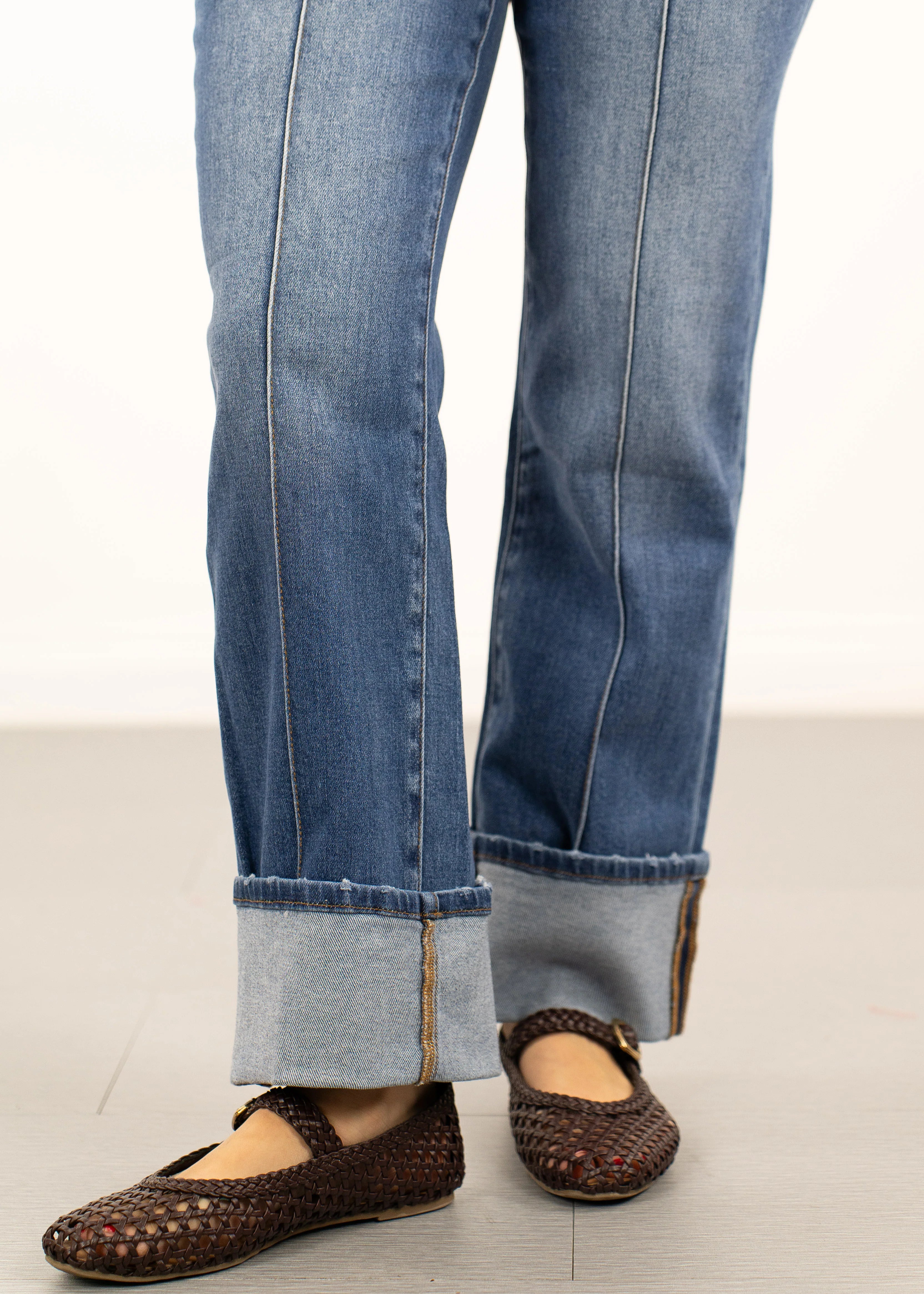 Maggie Ankle Cuffed Jeans