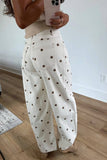Louisa Polka Dot Straight Leg Jeans