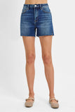 Brynne Cut Hem Short Dark