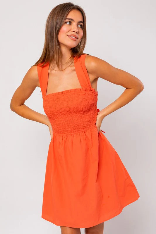Taryn Smocked Skater Dress