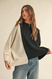 Cal color block sweater