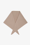 Merino Wool Triangle Scarf Soft Taupe