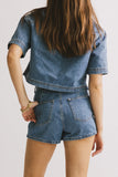Rhia Denim Mini Skort FINAL SALE