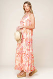 SECRET GARDEN MAXI DRESS PINK FINAL SALE
