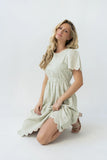 Scotty Embroidered Midi Dress