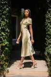 Austia Midi Dress in Green