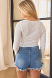 Jacie Textured L S Top